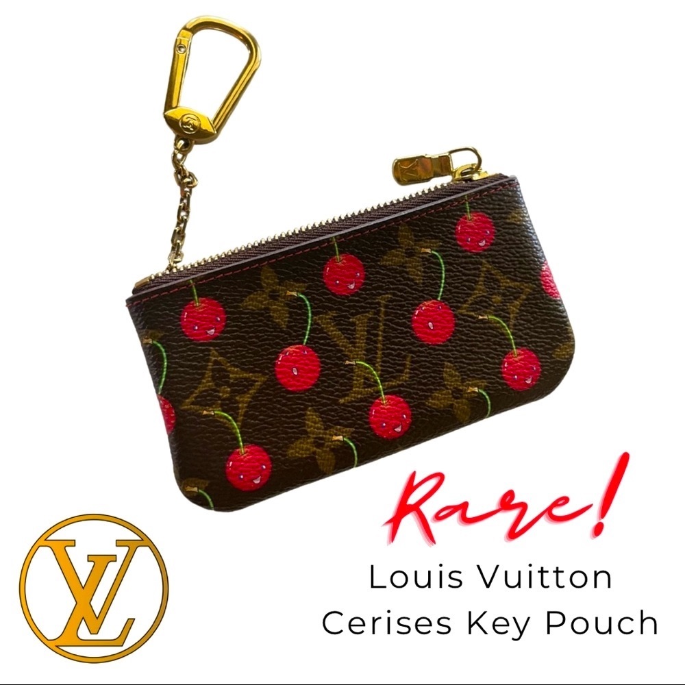 ⛔️SOLD⛔️Louis Vuitton Murakami Cerises Cherry Key Pouch